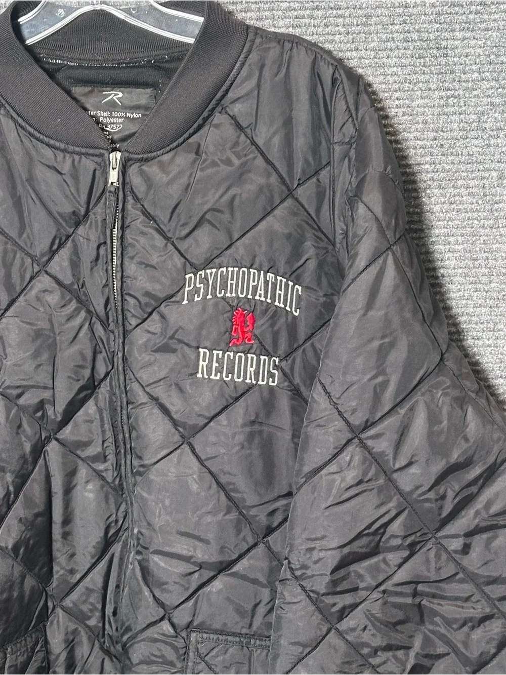 Psychopathic Records ICP Insane Clown Posse 3XL Quilted Bomber Jacket Coat Rare